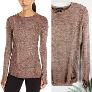 Koral 'Brick Henley' Long sleeve Top in Copper heather size S Thumbholes